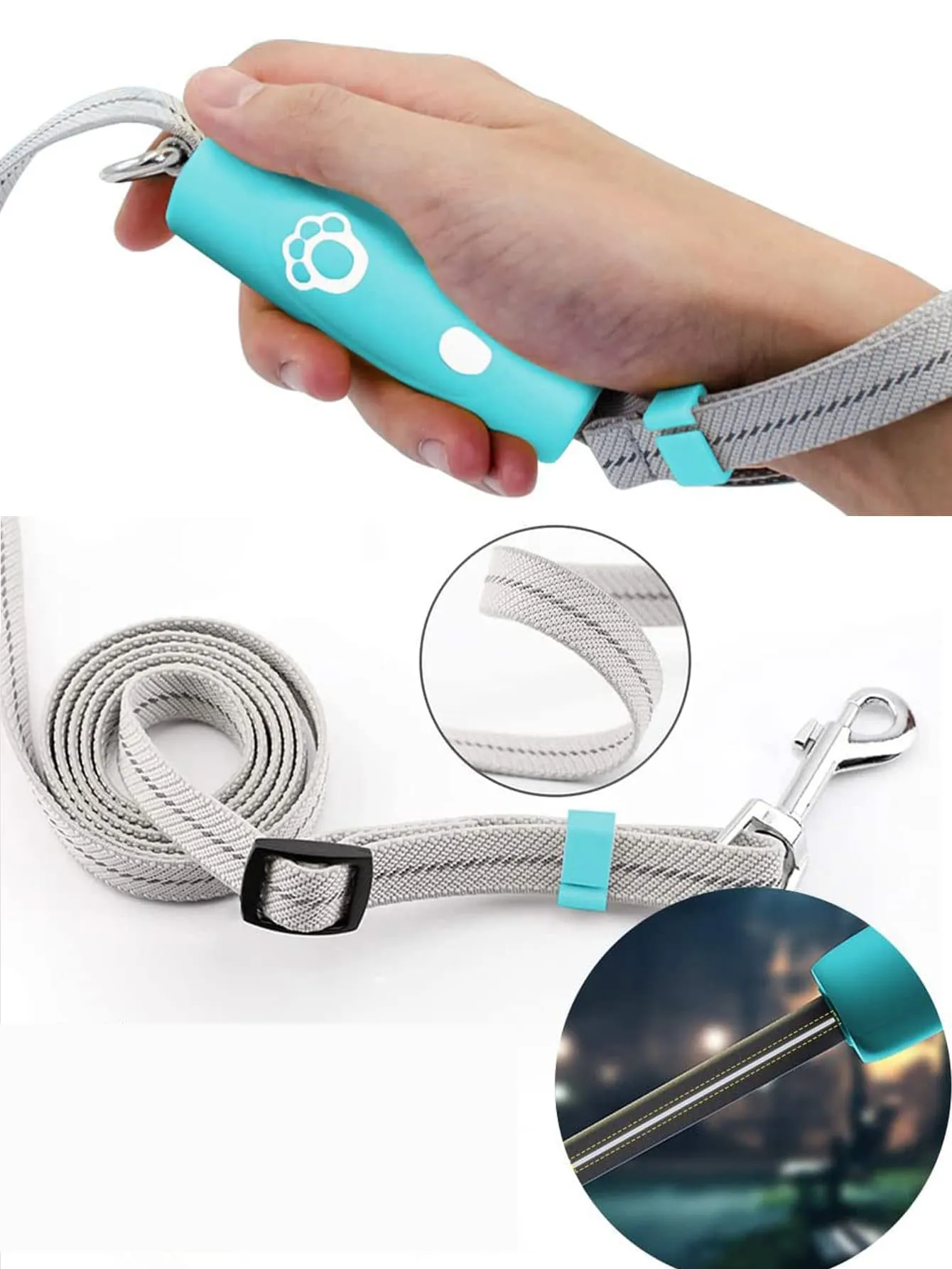 1pc Paw Print Pet Leash