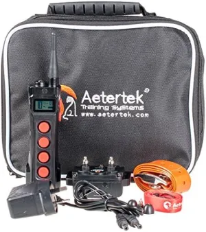 Aeteretk At-919c Submersible Electronic Dog Training Shock Collar 1000 Yard Remote Rechargeable Stop Bark Collar (one Dog Collar)