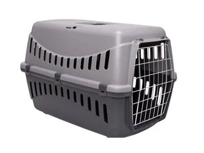 Bergamo Gipsy Small Metal Door Pet Carrier Grey