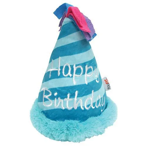 Birthday Hat Squeaky Plush Toy