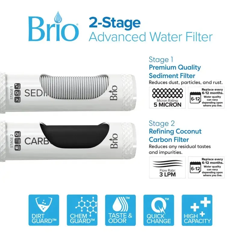 Brio White Free Standing Bottleless Filtered
