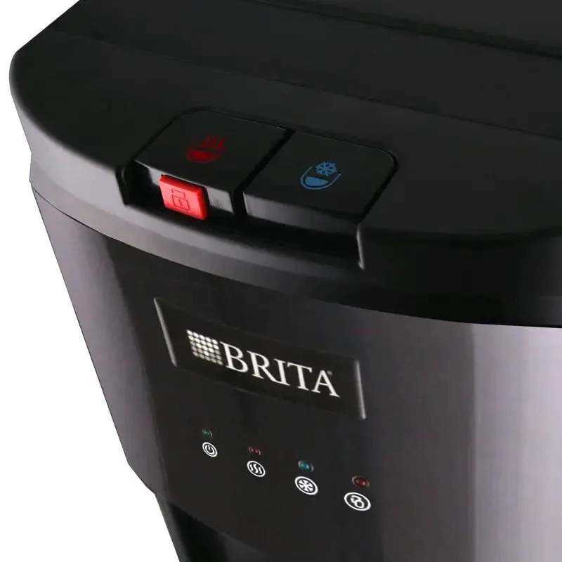 Brita Bottom Loading Electric Water Cooler with Filtration System Hot and Cold Temperature Options