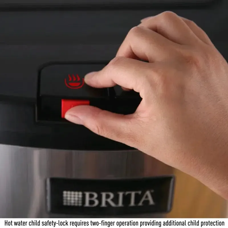 Brita Bottom Loading Electric Water Cooler with Filtration System Hot and Cold Temperature Options