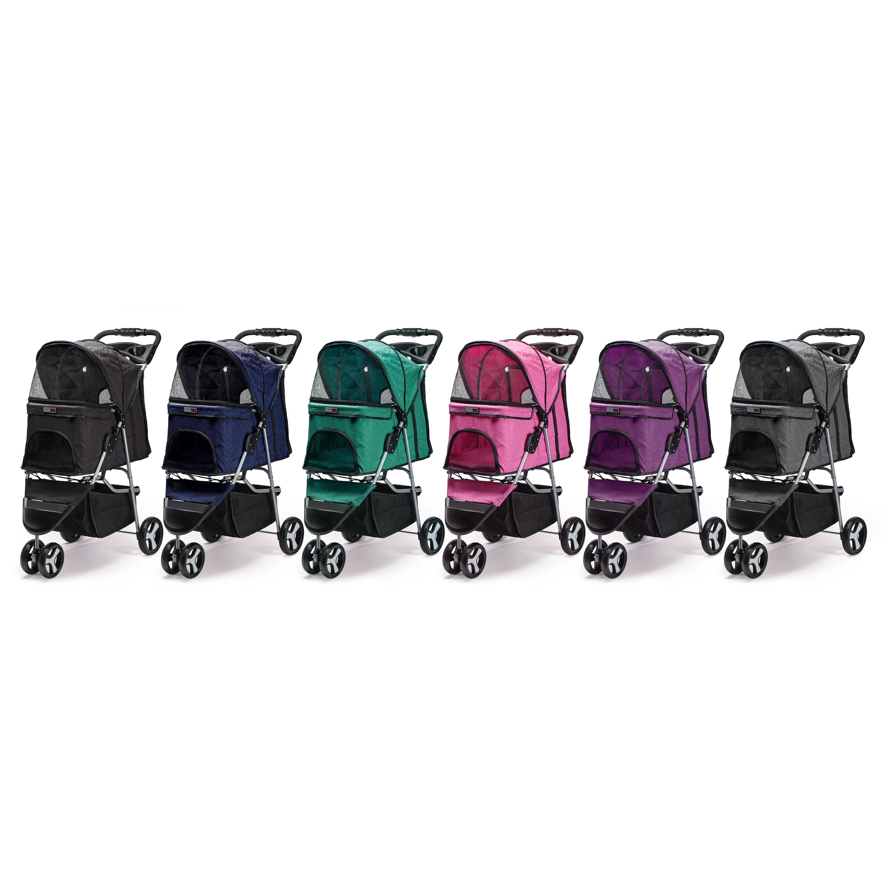 Casual Pet Stroller   Removable Cup Holder
