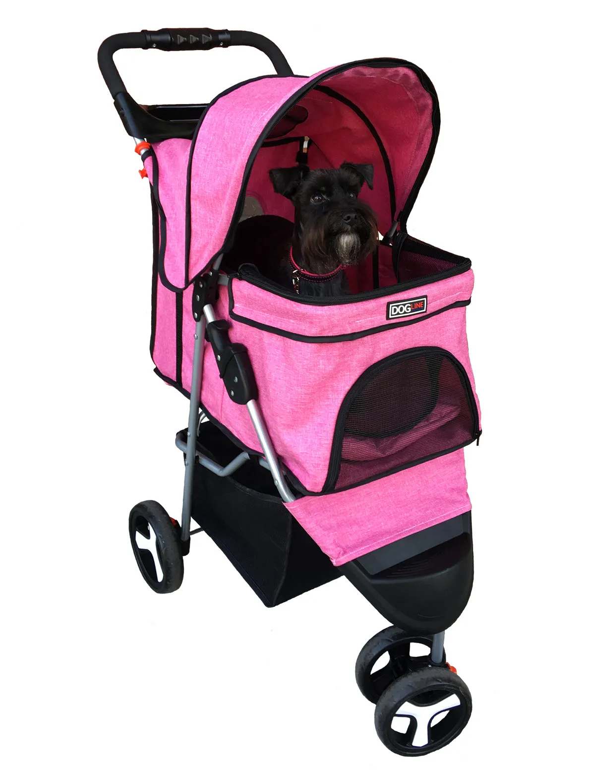 Casual Pet Stroller   Removable Cup Holder