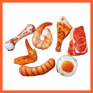 Chewy Bites Toy For Dogs | Artificial Meat Chew Toys For Dogs