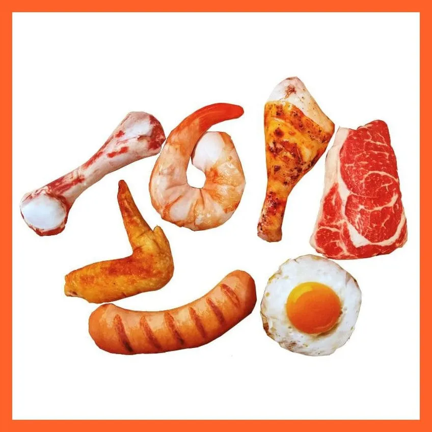 Chewy Bites Toy For Dogs | Artificial Meat Chew Toys For Dogs