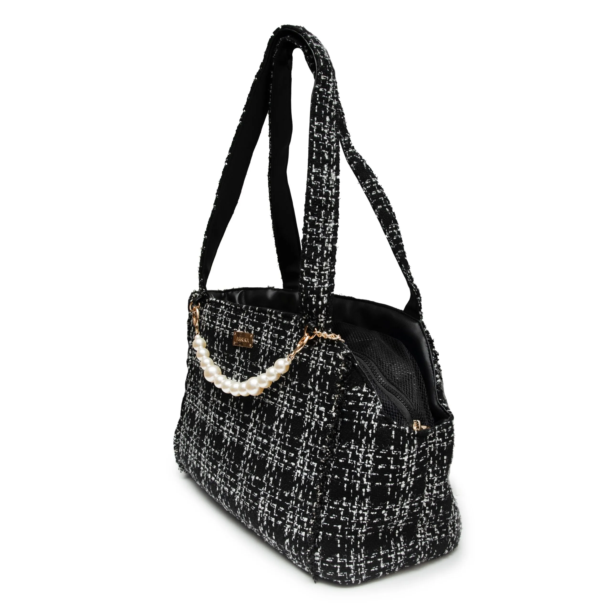 Coco Tweed Carrier Black