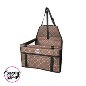 Collapsible Pet Car Carrier Car Seat by Sassy Pups