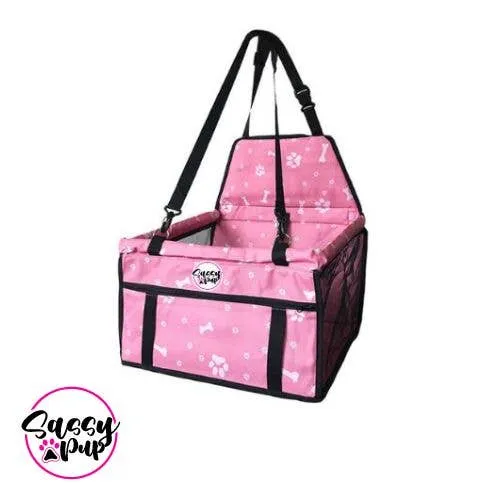 Collapsible Pet Car Carrier Car Seat by Sassy Pups