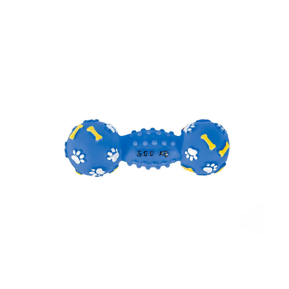 Dumbbell Squeaky Dog Toy