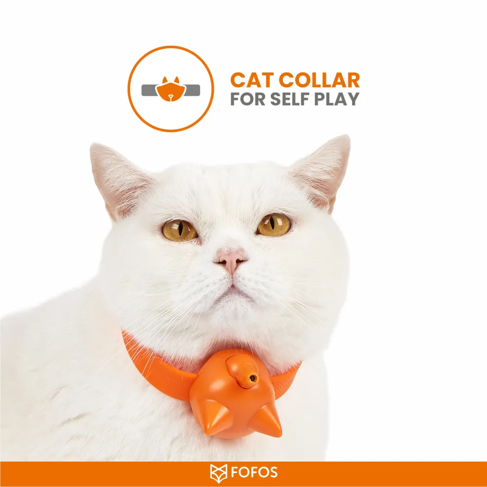 FOFOS Rechargeable Laser Collar Smart Toy for Cats