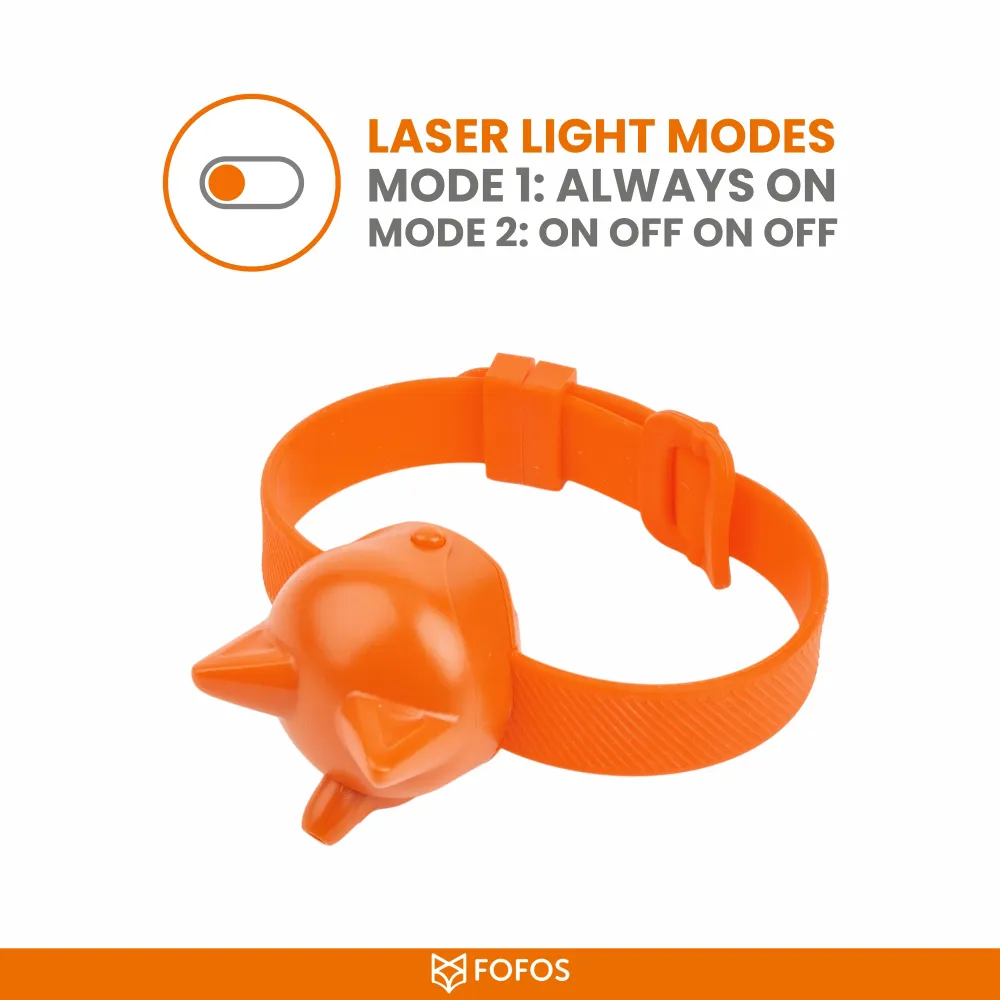 FOFOS Rechargeable Laser Collar Smart Toy for Cats