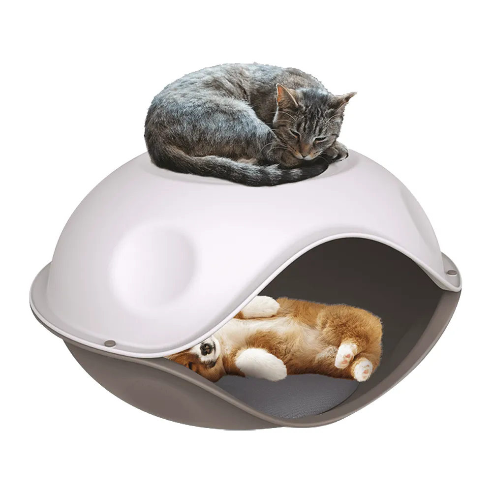 Georplast Duck Covered Pet Bed Grey