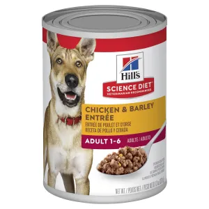 Hills Science Diet Adult Chicken and Barley Entree Canned Dog Food 370g^^^