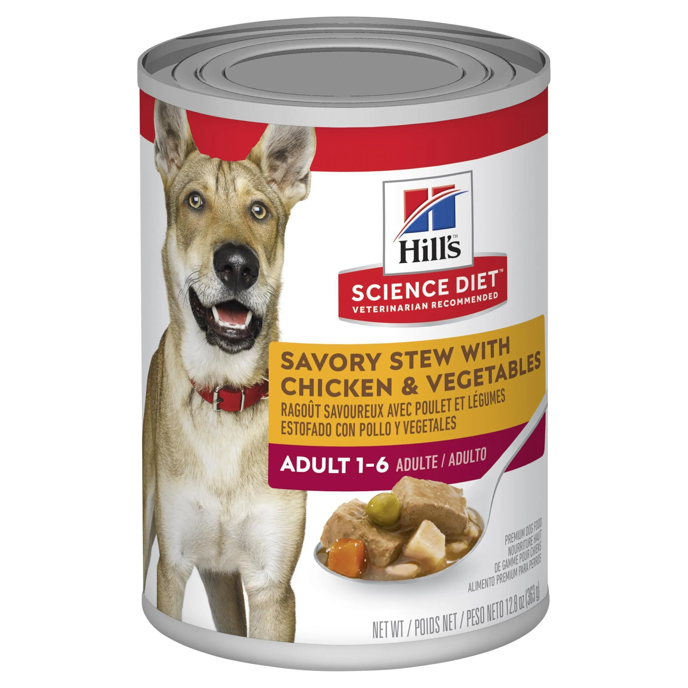Hills Science Diet Adult Savoury Stew Chicken and Vegetables Canned Dog Food 363g^^^