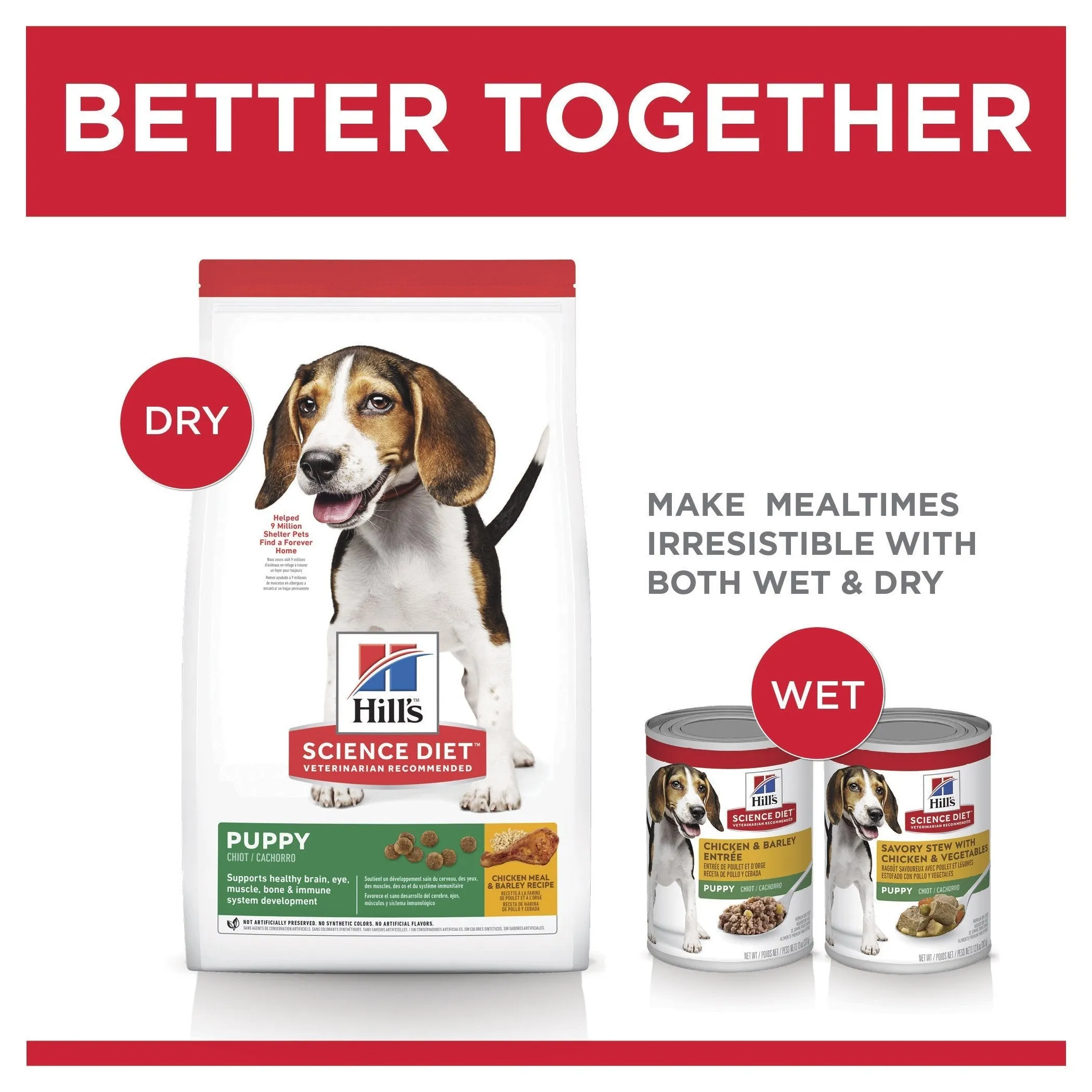 Hills Science Diet Puppy Dry Dog Food 12kg^^^