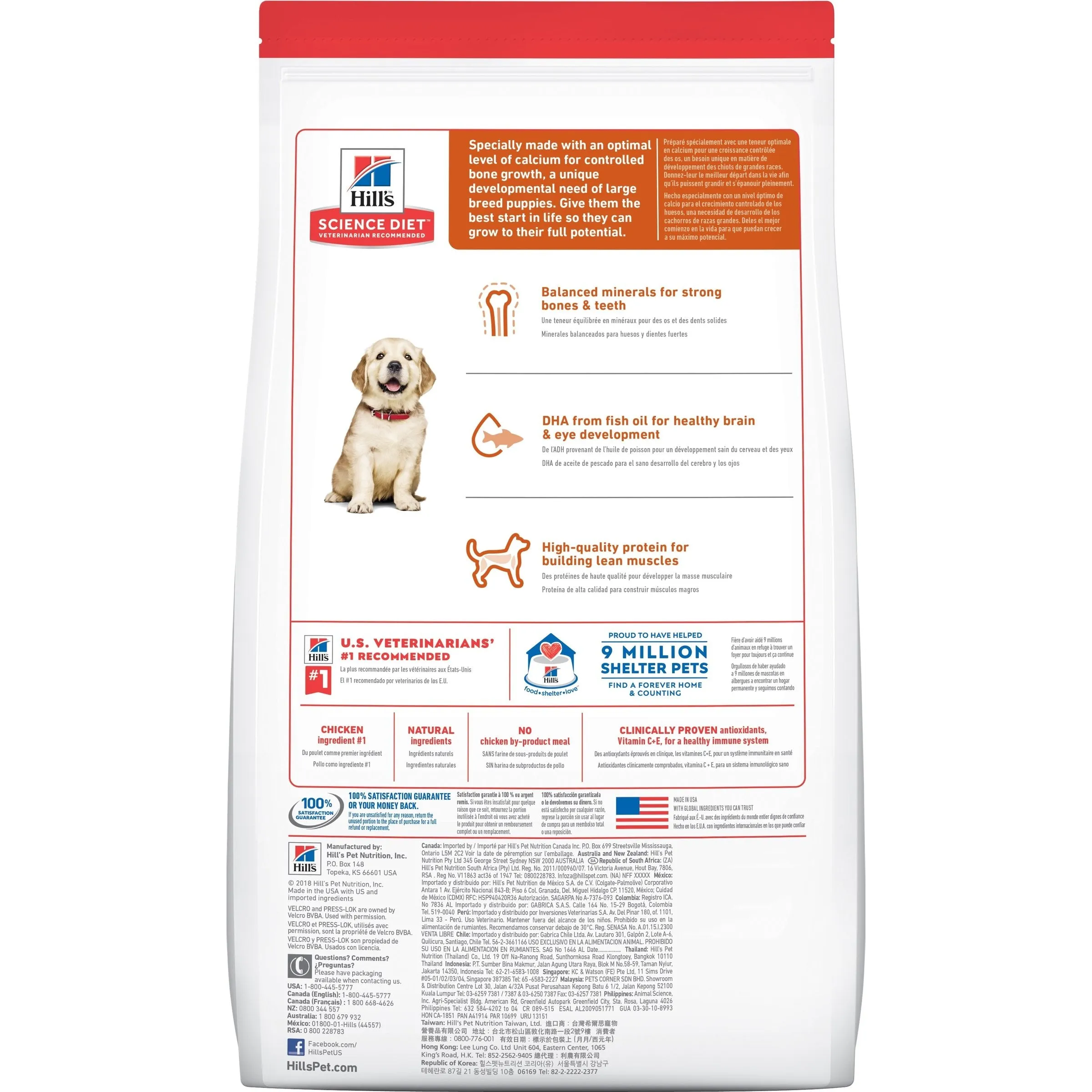 Hills Science Diet Puppy Large Breed Dry Dog Food 3kg