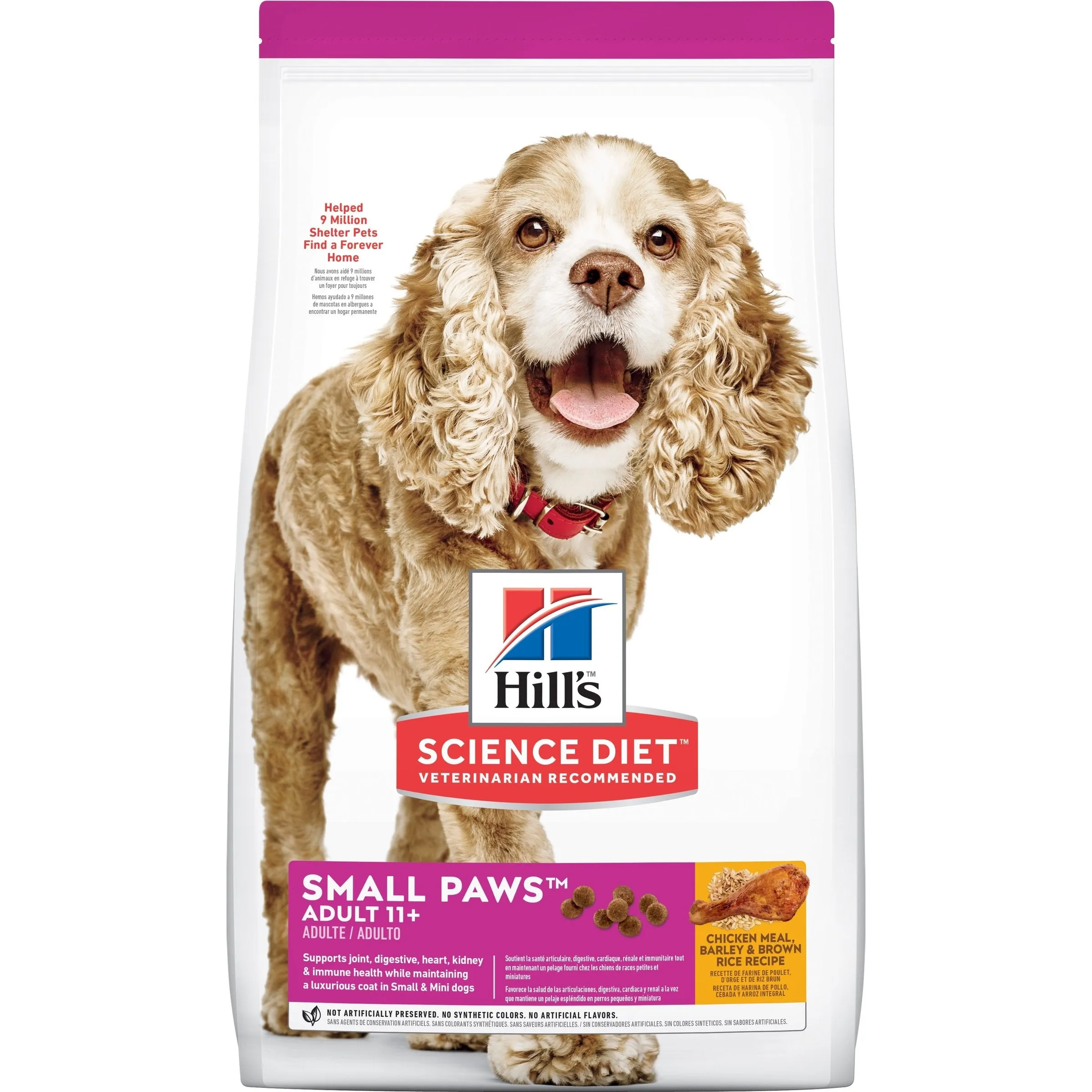 Hills Science Diet Small Paws Senior Adult 11  Dry Dog Food 2.04kg^^^