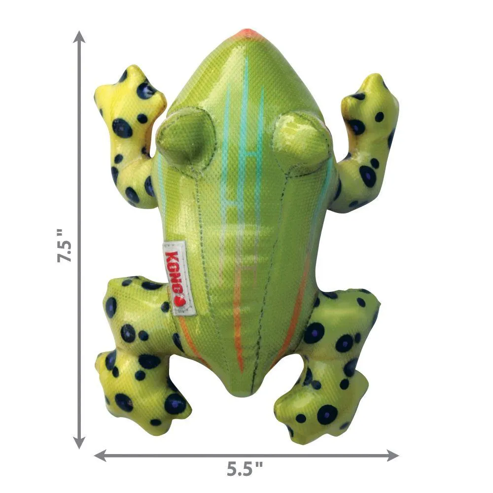 Kong Dog Toy Shieldz Tropics Frog
