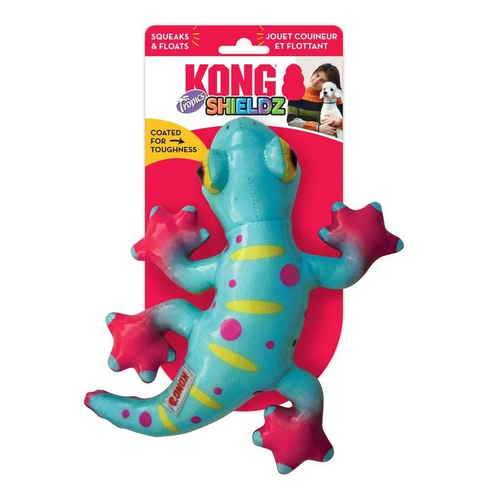 Kong Dog Toy Shieldz Tropics Gecko