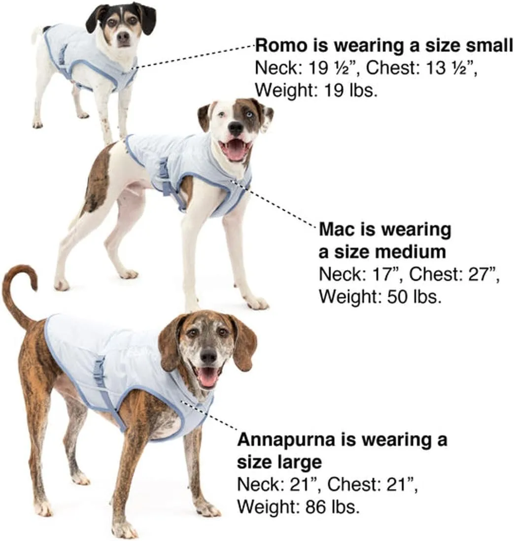 Kurgo Dog Core Cooling Vest, Cooling Jacket for Dogs, Evaporation Cooler Coat for Pets, Reflective Material, Adjustable Straps, Works with Harnesses & Collars, Heat Reflective (Medium)
