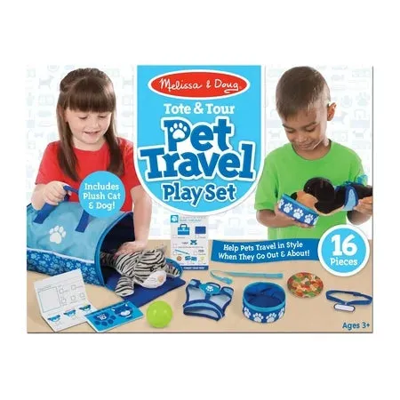 Melissa and Doug - Tote and tour pet travel play Set (2credits 個玩具代金)