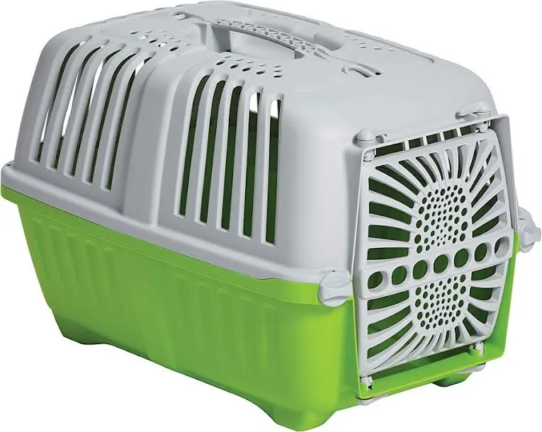 MidWest Spree Plastic Door Travel Carrier Green Pet Kennel