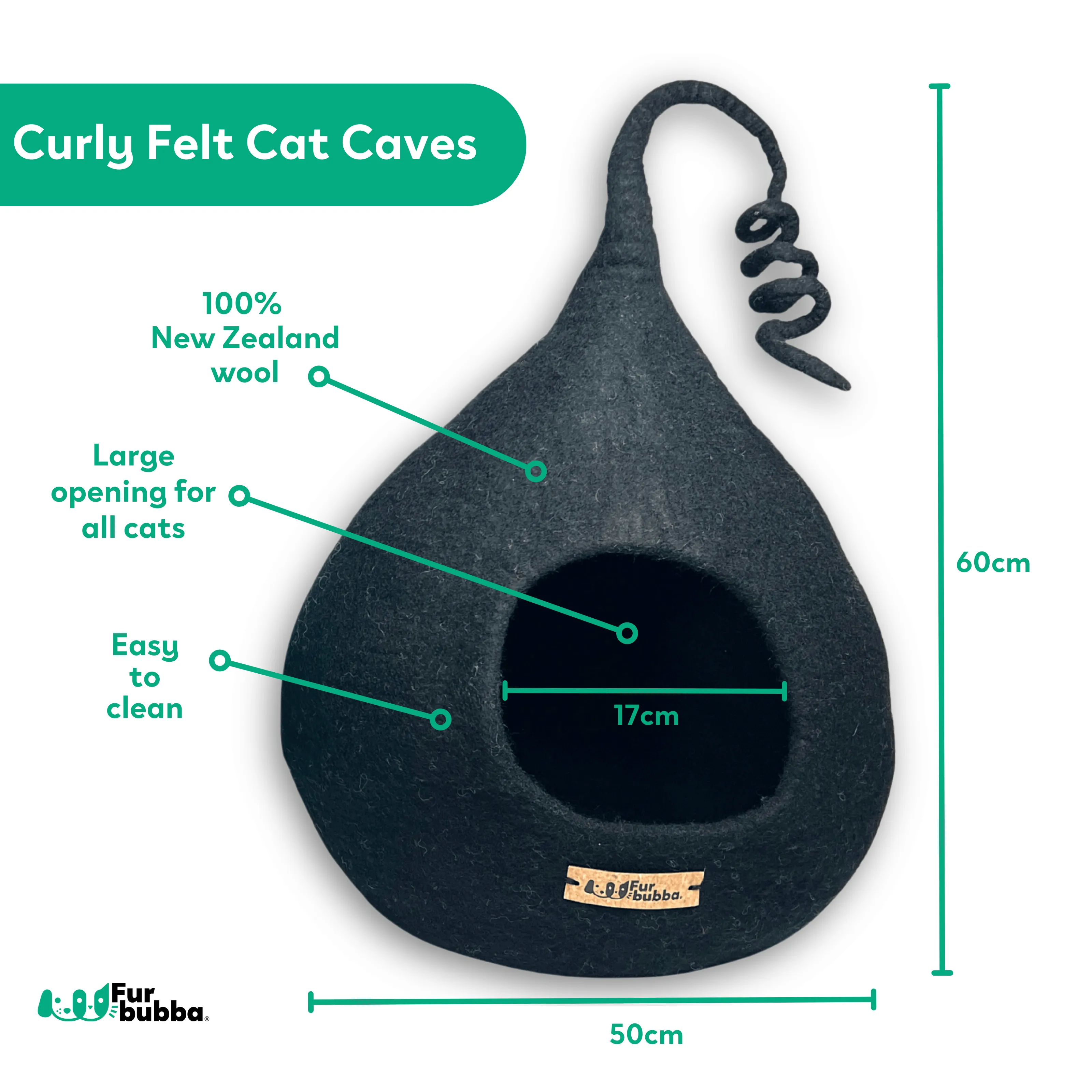 NEW Luxury Curly Cat Cave
