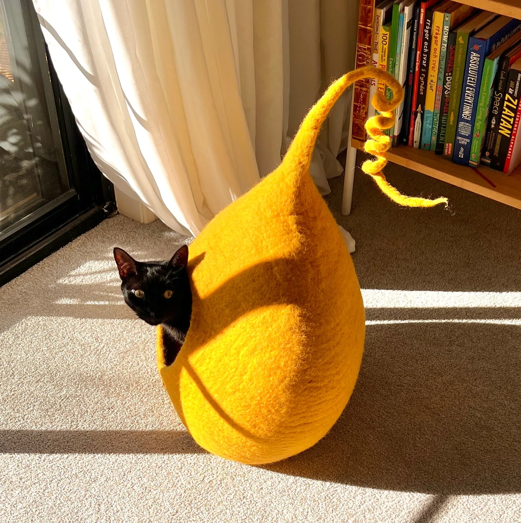 NEW Luxury Curly Cat Cave