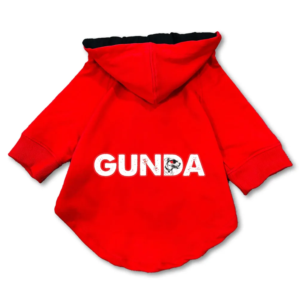 Pawsindia Gunda Hoodie for Dogs (Red)