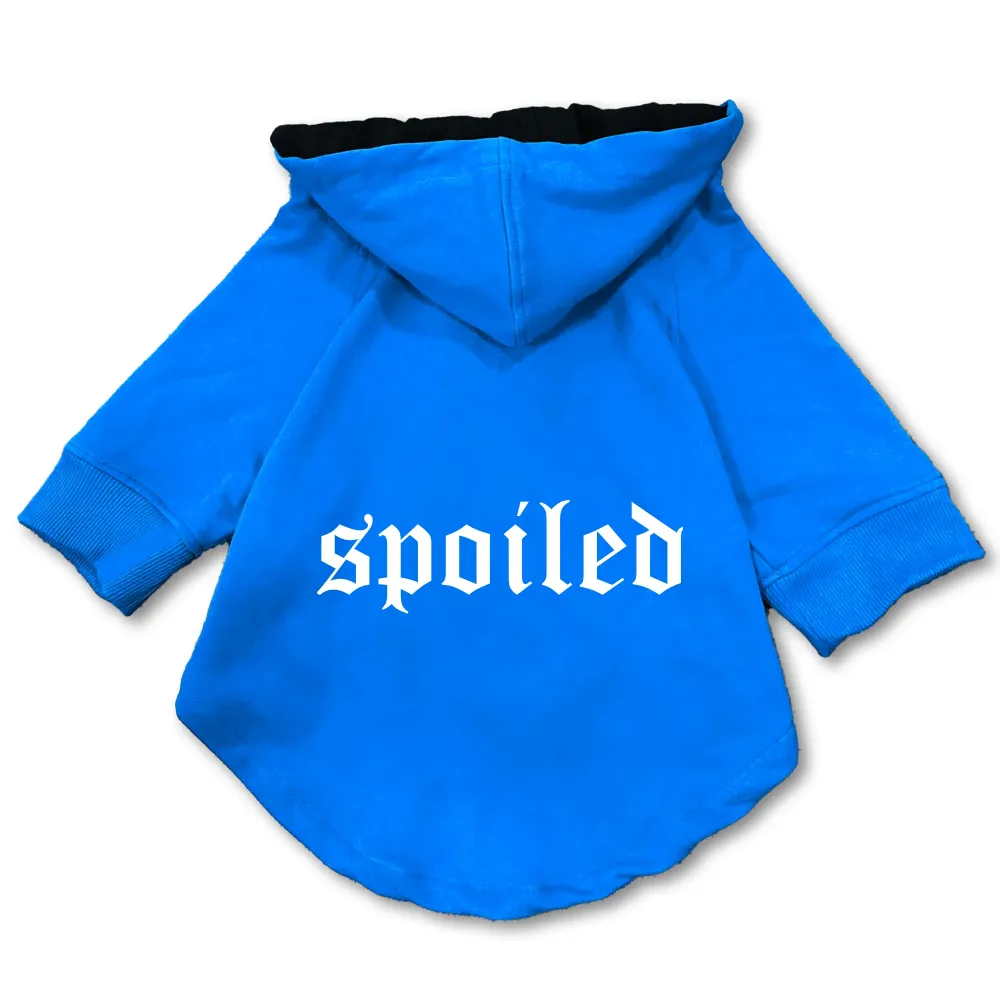 Pawsindia Spoiled Hoodie for Dogs (Blue)