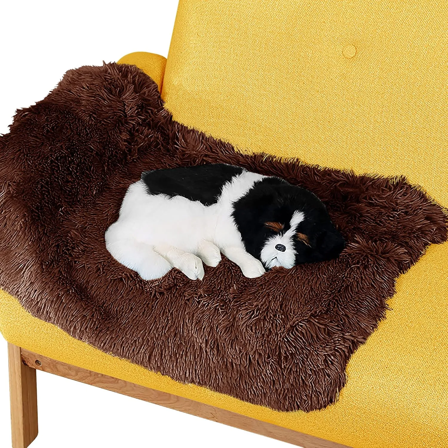 Pet Dog Bed Blankets, Fluffy Fleece Dog Throw Blankets Sleep Mat,Soft Puppy Blankets Cat Kitten, S M L XL,Fuzzy Reversible Sherpa Blanket for Bed, Couch, Sofa, Travel,Washable & Lightweight
