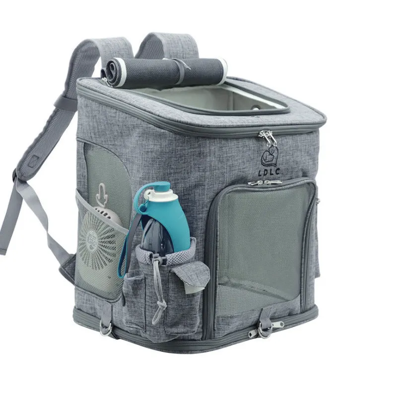 Pet Go Out Backpack Foldable Cat Dog Luggage Travel Bag Detachable Cat Backpacks