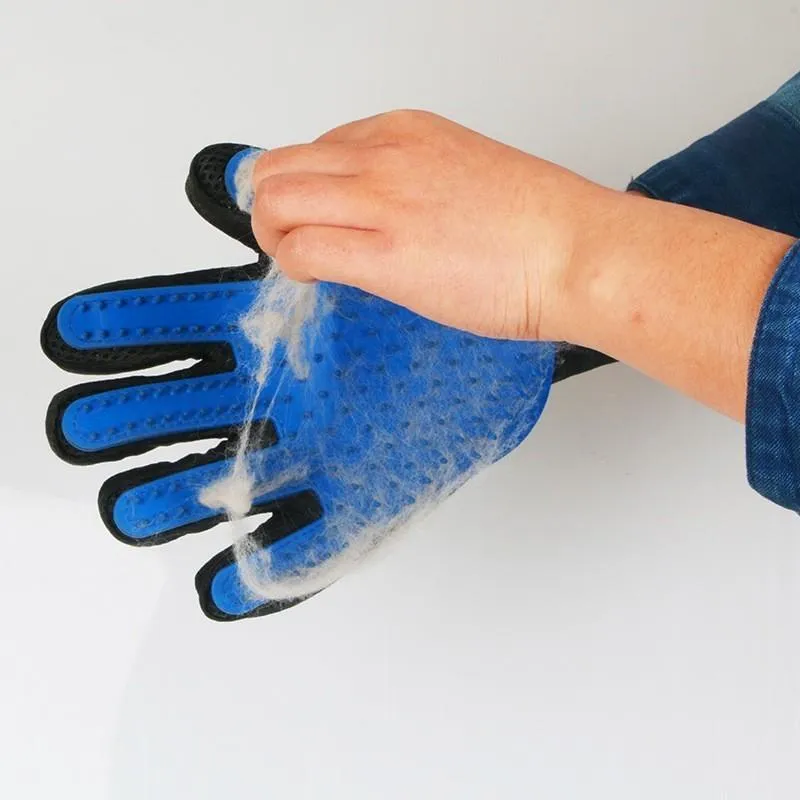 Pet Grooming Gloves - Breathable, Fast Drying - Machine Washable