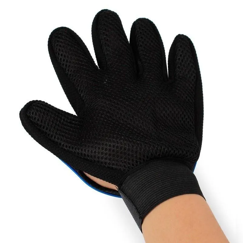 Pet Grooming Gloves - Breathable, Fast Drying - Machine Washable