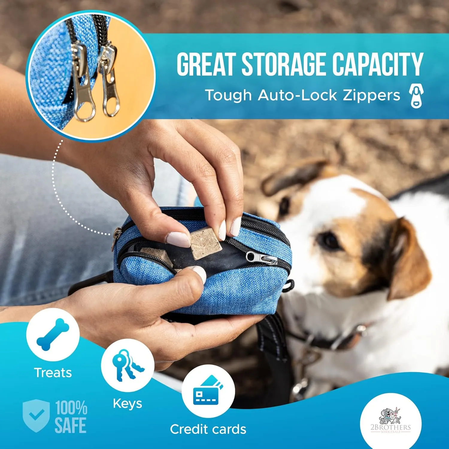 Premium Dog Poop Bag Holder for Leash - Convenient Dog Poop Bag Dispenser with Durable Design - Stylish Accessory for Easy Cleanup - Ideal for Dogs, Puppies, and Outdoor Walks - Grey
