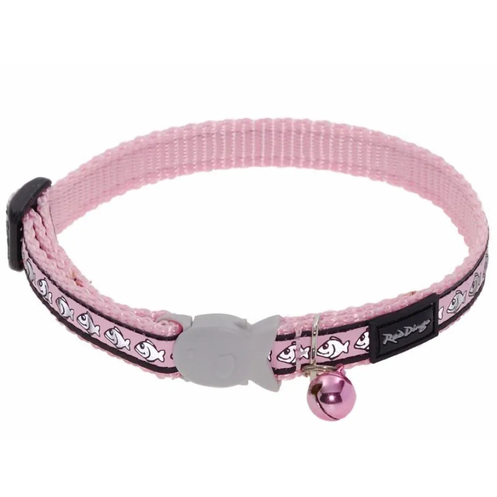 Red Dingo Reflective Fish Cat Collar