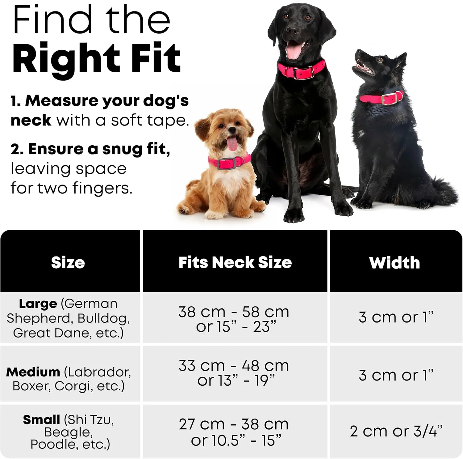 Regal Dog Products Medium Pink Waterproof Dog Collar and Leash Set - Vinyl Coated Biothane Pet Training Collar with Heavy Duty Center Ring & 5'ft Leash - Other Sizes for Puppy, Small & Large Dogs