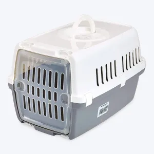 Savic Carrier - Grey - 19 X 13 X 12 inches - Holds up to 5 kg