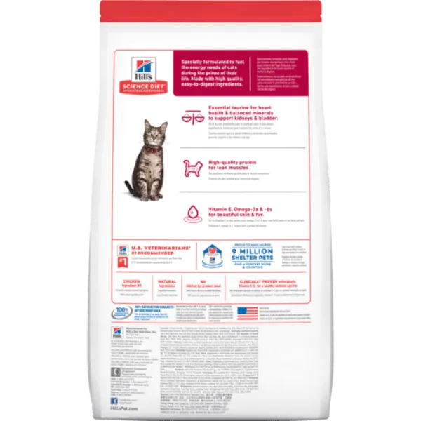 Science Diet Adult Chicken Recipe Dry Cat Food