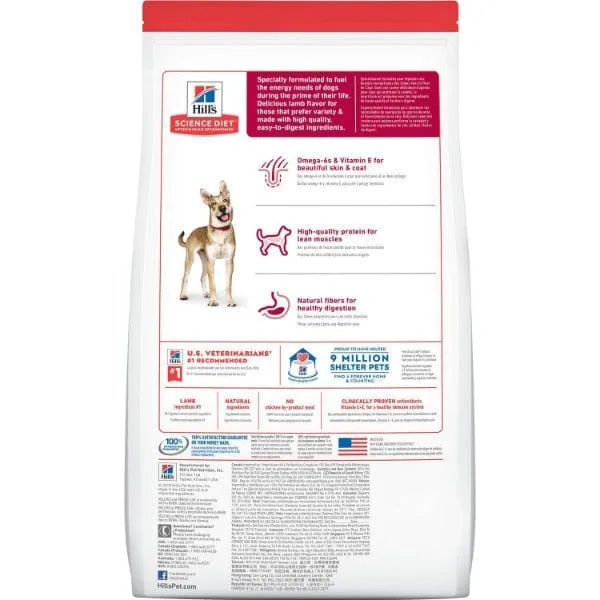 Science Diet Adult Lamb Meal & Brown Rice Recipe Dry Dog Food