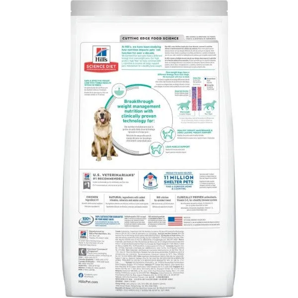 Science Diet Adult Perfect Weight Chicken Recipe Dry Dog Food