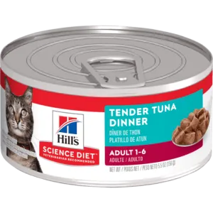 Science Diet Tender Tuna Dinner Adult Canned Cat Food, 5.5oz