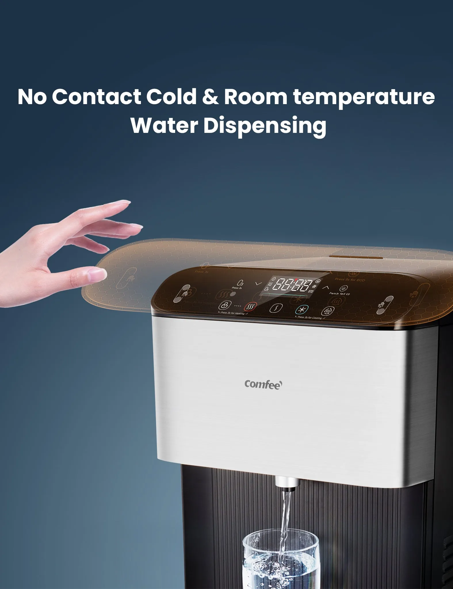 Stainless Steel Bottom Loading Water Dispenser