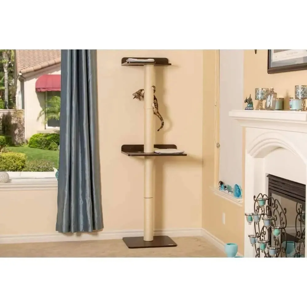 Ultimate Cat Climbing Tower & Activity Tree. (Tall sisal Scratching Posts, Modern cat Furniture,
